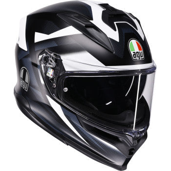 AGV Helmet K7 Glimpse Matte Black/White Md 2118399004-016-M