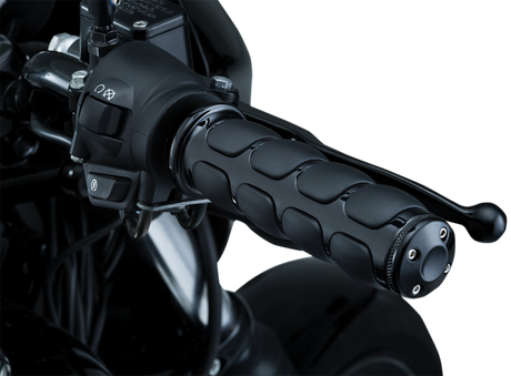 KURYAKYN Grips - ISO® - Honda/Triumph - Black 6337