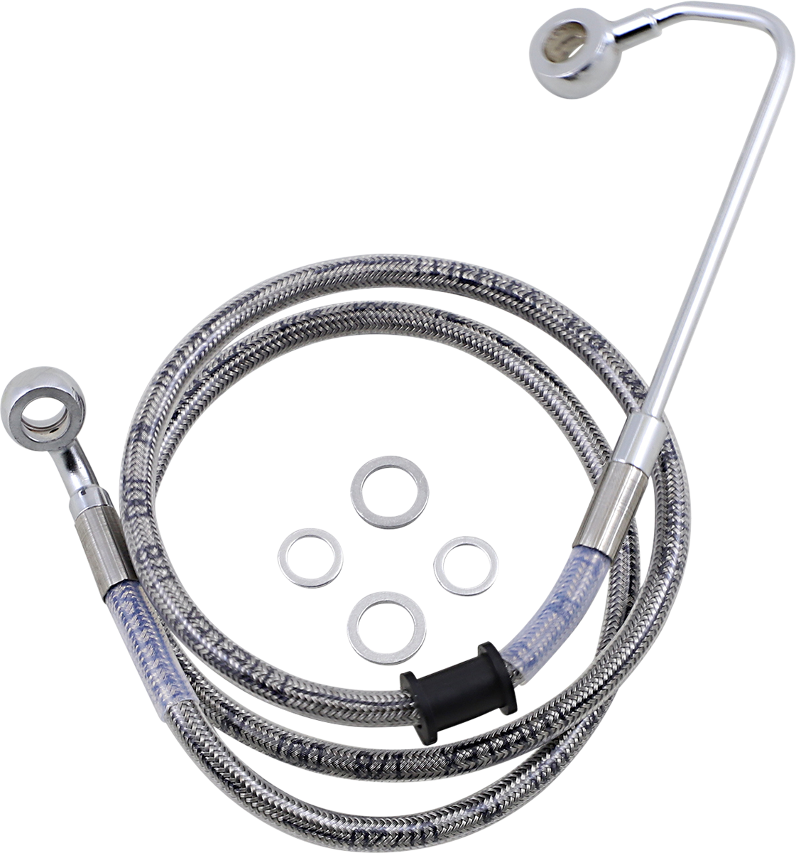 DRAG SPECIALTIES Brake Line - +8" - Stainless Steel - '15-'17 Softail 618302-8