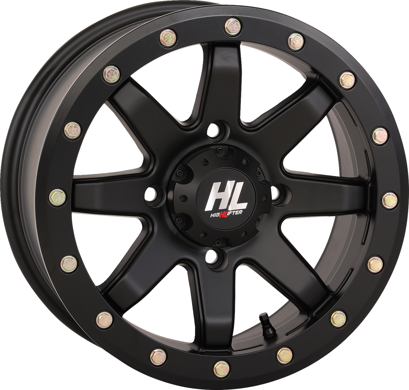 HIGH LIFTER Wheel - HL9 Beadlock - Front/Rear - Matte Black - 14x7 - 4/137 - 4+3 14HL09-1436