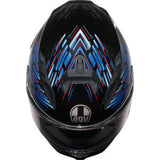 AGV K7 Helmet - Genisys - Black/Blue/Gray - Medium 0101-18000