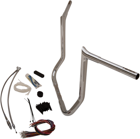 FAT BAGGERS INC. Handlebar Kit - Pointed Top - 16" - Chrome 909116