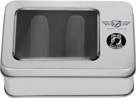 FIGURATI DESIGNS Docking Hardware Covers - POW MIA - Long - Black FD50-DC-2545-BK