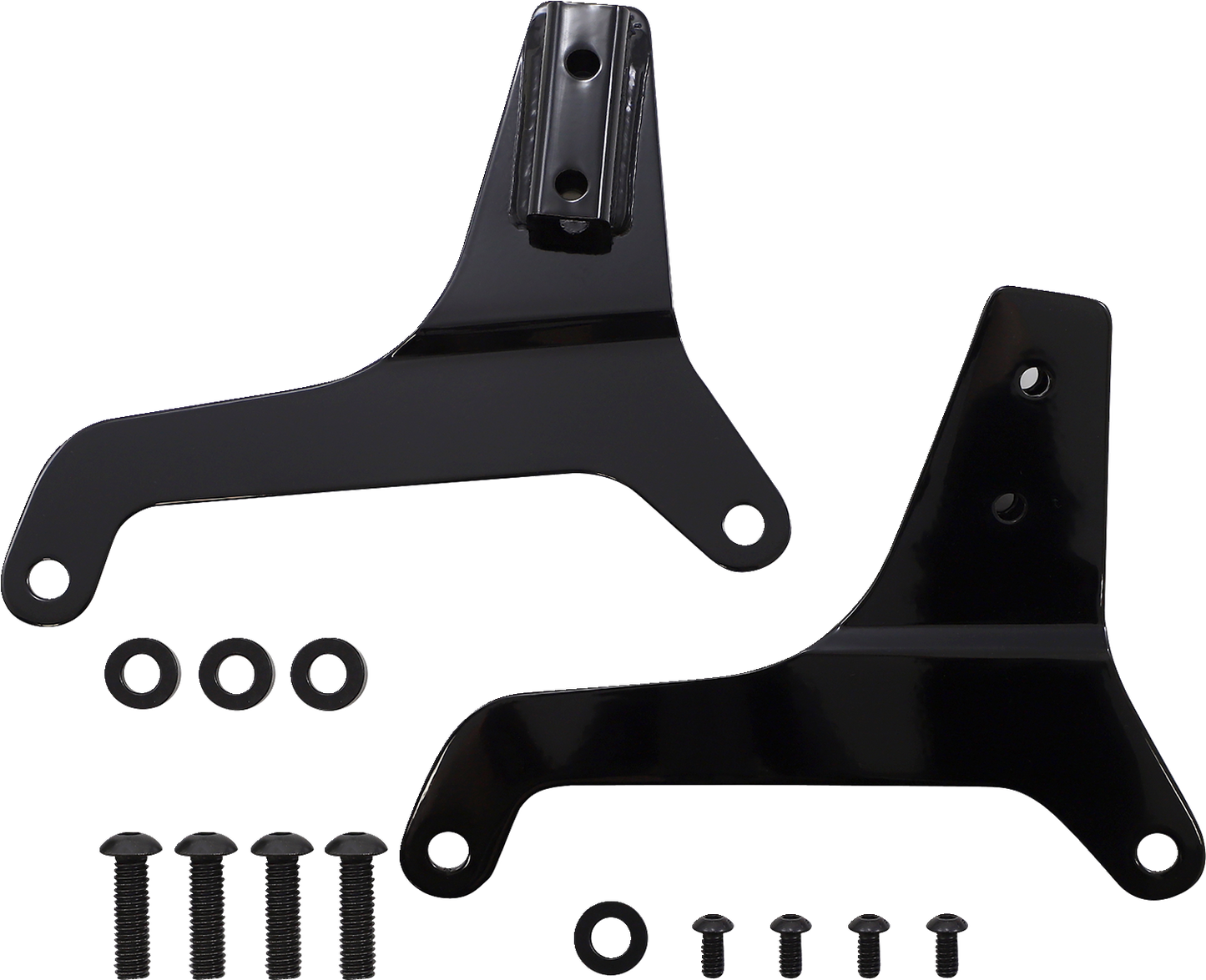 DRAG SPECIALTIES Side Plates - Black 50264880