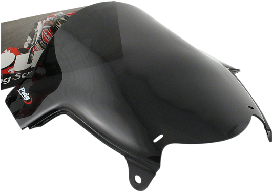 PUIG HI-TECH PARTS Race Windscreen - Dark Smoke - GSX650F 4665F