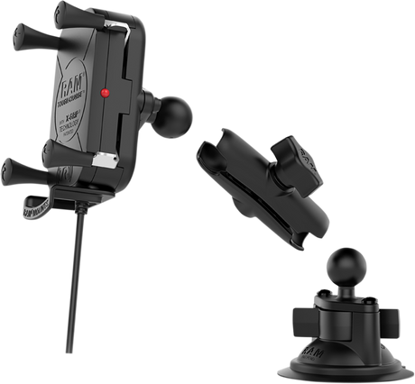 RAM MOUNTS Device Holder - Tough-Charge - Charging - Wireless - Waterproof - Suction Cup Mount RAM-B-166-UN12W