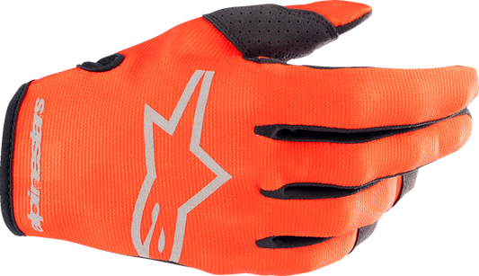ALPINESTARS Youth Radar Gloves - Hot Orange/Black - Medium 3541823-411-M