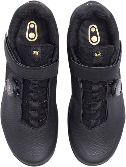 CRANKBROTHERS Mallet BOA® Shoes - Black/Gold - US 8.5 MAB01080A-8.5