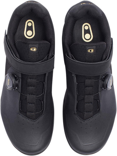 CRANKBROTHERS Mallet BOA® Shoes - Black/Gold - US 8 MAB01080A-8.0
