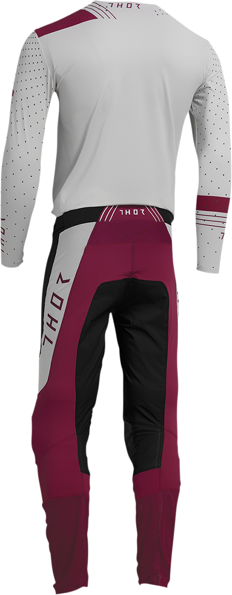 THOR Prime Strike Jersey - White/Maroon - Small 2910-6940