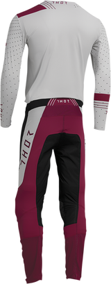 THOR Prime Strike Jersey - White/Maroon - Small 2910-6940