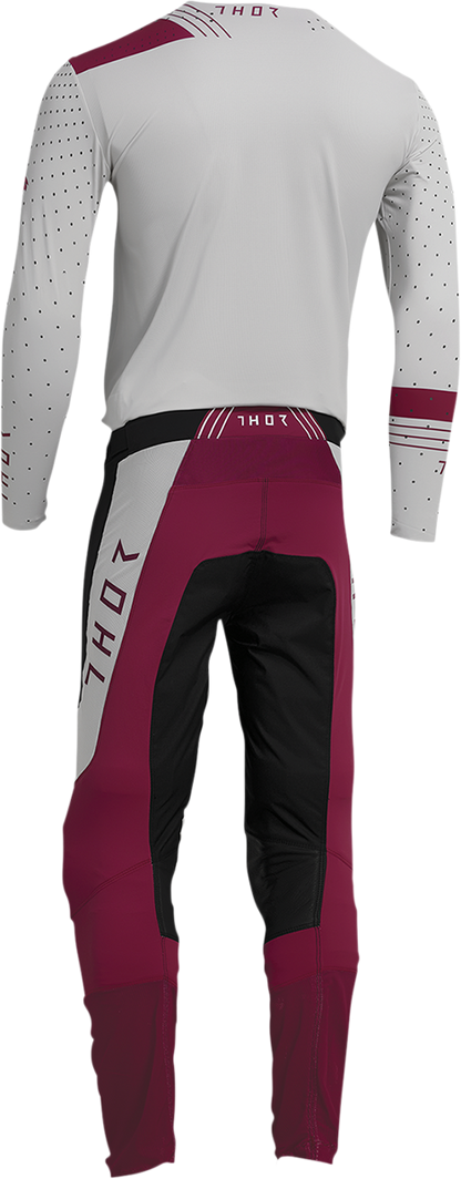 THOR Prime Strike Jersey - White/Maroon - Small 2910-6940