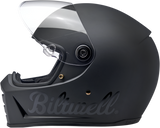 BILTWELL Lane Splitter Helmet - Flat Black Factory - XL 1004-638-105