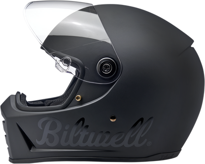 BILTWELL Lane Splitter Helmet - Flat Black Factory - XS 1004-638-101