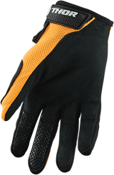 THOR Youth Sector Gloves - Orange/Black - XS 3332-1522