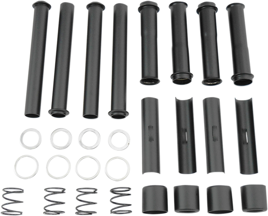 DRAG SPECIALTIES Pushrod Tube Kit - Black - Big Twin 74951B