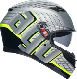 Casco AGV K3 - Fortify - Gris/Negro/Amarillo Fluo - 2XL 21183810040112X 