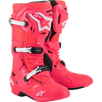 ALPINESTARS Tech 10 Boots - Diva Pink/White - US 8 2010020-3812-8