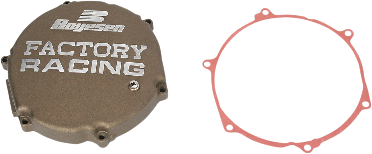 BOYESEN Clutch Cover - Gold - KX250 CC-12M