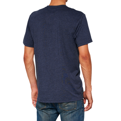 100% Icon T-Shirt - Navy - Large 20000-00047