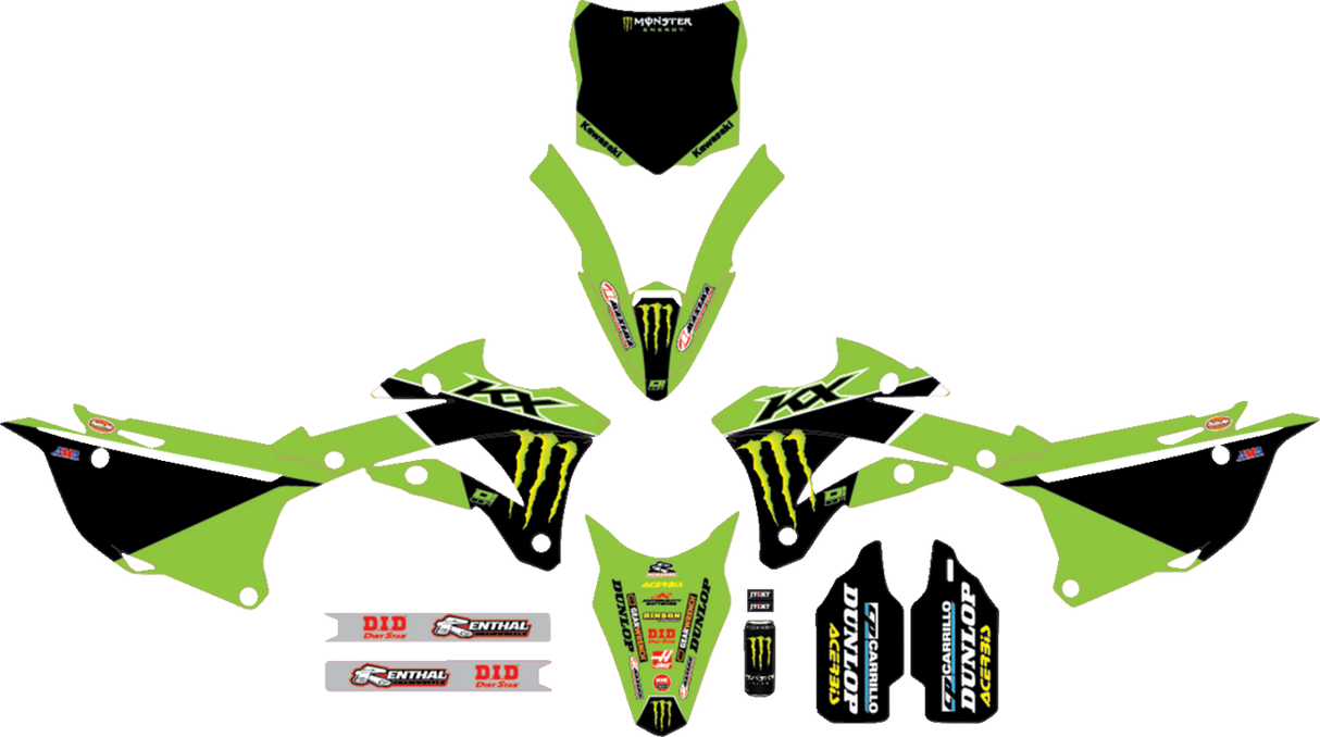 D'COR VISUALS Graphic Kit - Monster Energy 20-20-122