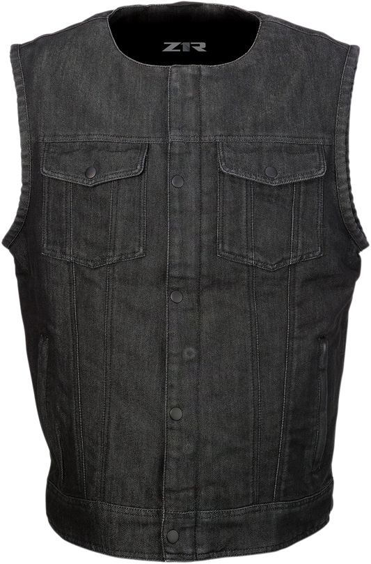 Z1R Ganja Denim Vest - Black - XL 2830-0507