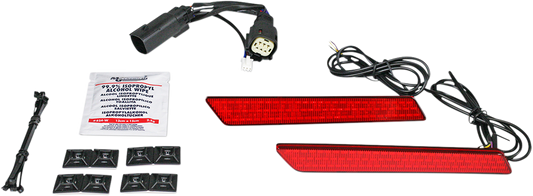 CUSTOM DYNAMICS Saddlebag Latch Lights - SS6 - Red CD-LATCH-SS6-R