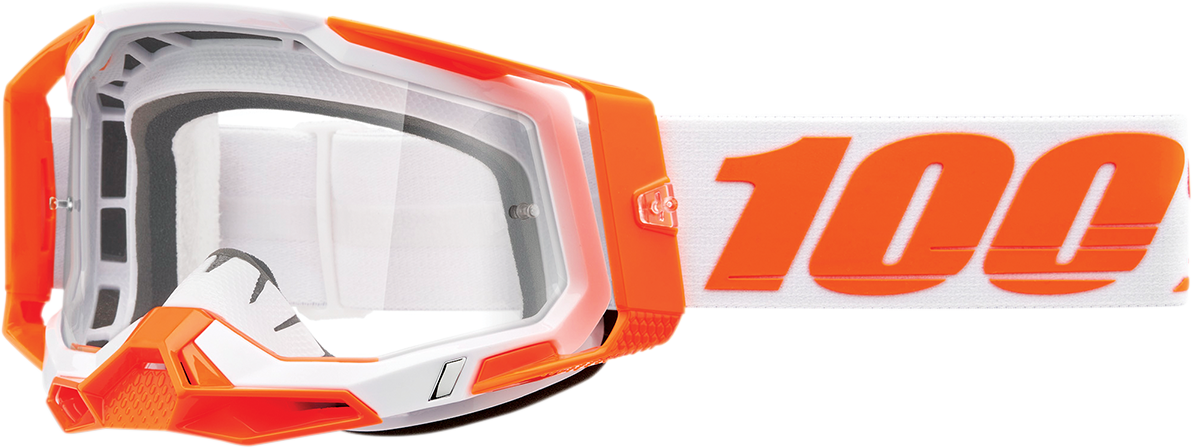 100% Racecraft 2 Goggles - Orange - Clear 50009-00013