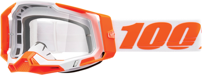 100% Racecraft 2 Goggles - Orange - Clear 50009-00013