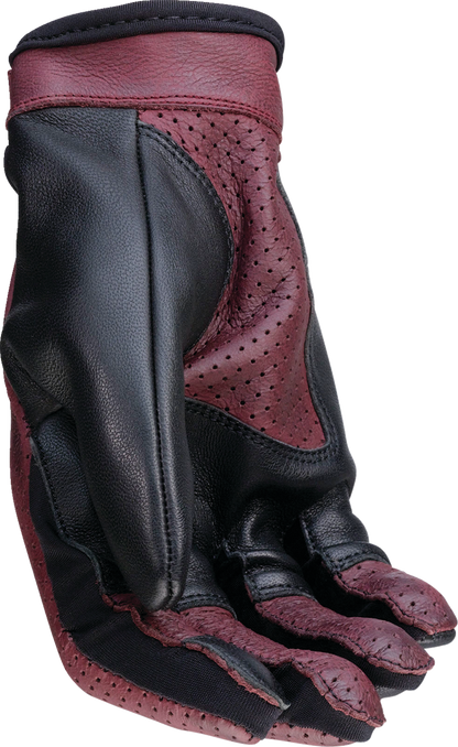 Z1R Women's Combiner Gloves - Black/Red - Medium 3302-0893