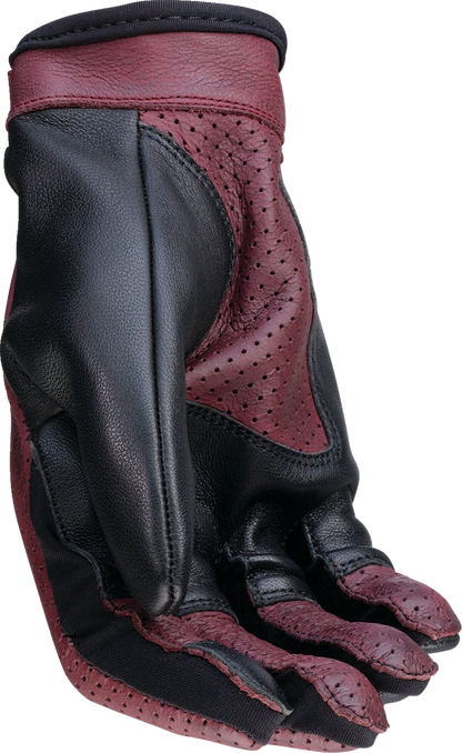 Z1R Women's Combiner Gloves - Black/Red - Large 3302-0894