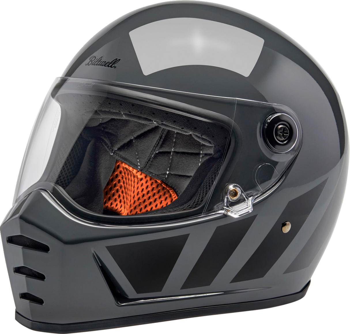 BILTWELL Lane Splitter Helmet - Storm Gray Inertia - Large 1004-569-504