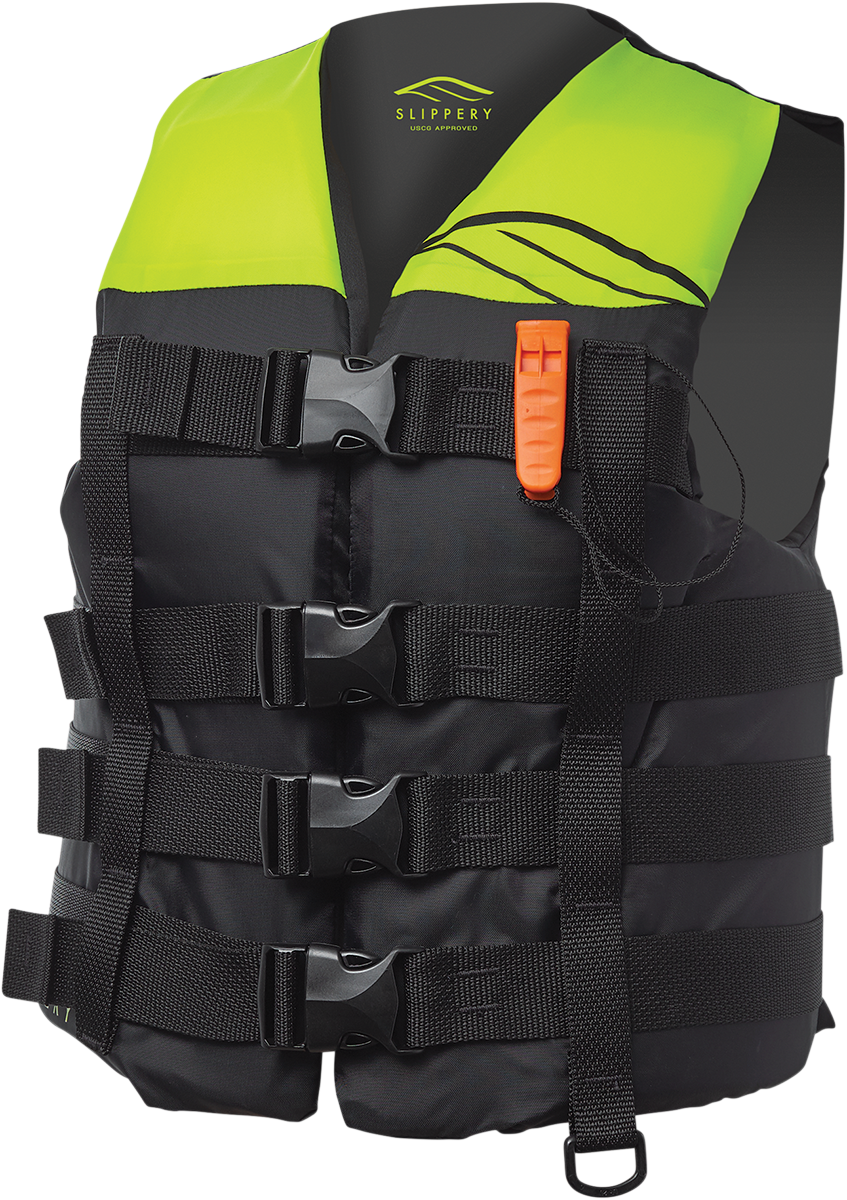 SLIPPERY Hydro Nylon Vest - Black/Yellow - 2XL/3XL 112214-30008020