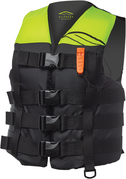 SLIPPERY Hydro Nylon Vest - Black/Yellow - 2XL/3XL 112214-30008020