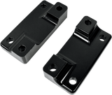 DRAG SPECIALTIES Adaptadores de guardabarros a horquilla - Negro brillante 1410-0064