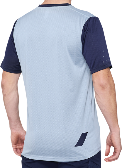 100% Ridecamp Jersey - Short-Sleeve - Blue/Navy - Medium 40027-00011