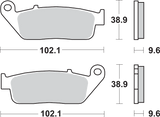 SBS LS Brake Pads - Honda/Victory - 630LS 630LS