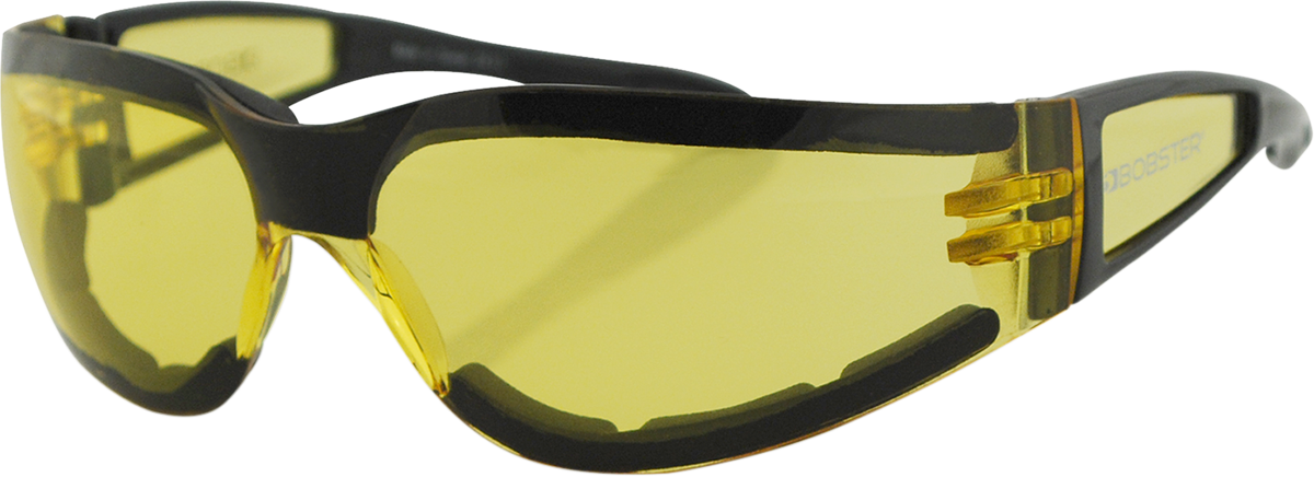 BOBSTER Shield II Sunglasses - Gloss Black - Yellow ESH204