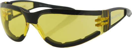 BOBSTER Shield II Sunglasses - Gloss Black - Yellow ESH204