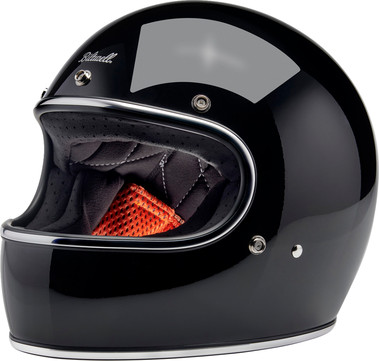 BILTWELL Gringo S Helmet - Gloss Black - Medium 1003-101-503