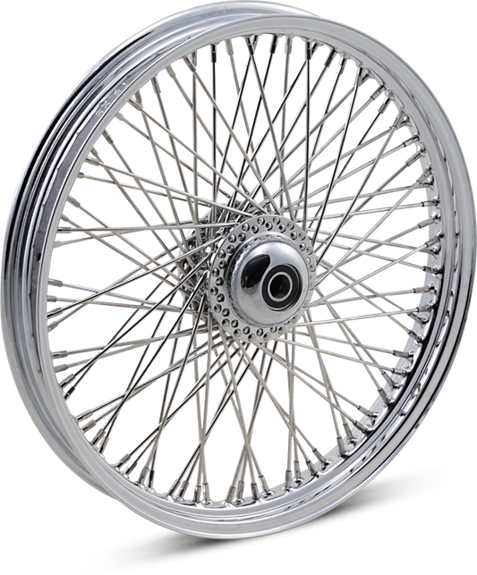 DRAG SPECIALTIES Wheel Assembly - 80 Spoke - Laced - Front - Single Disc/No ABS - Chrome - 21x2.15  0203-0395