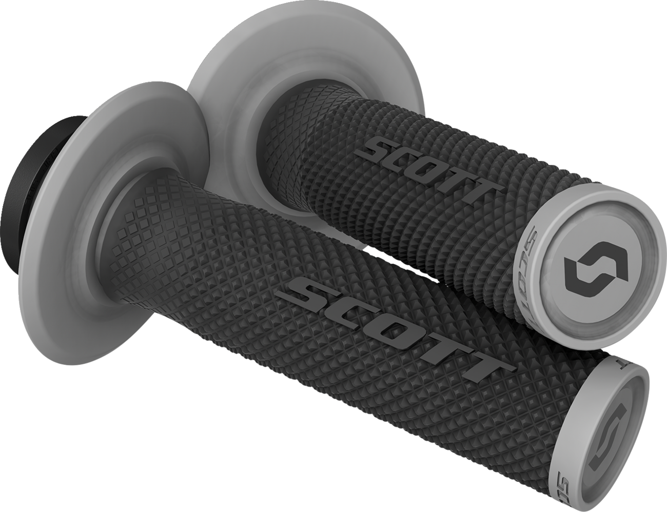 SCOTT Grips - SX II - Lock-On - Black/Gray 292452-100122