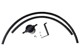 J&L 16-23 Infiniti Q50/Q60 3.0T Oil Separator 3.0 Driver Side - Black Anodized 3110D-B