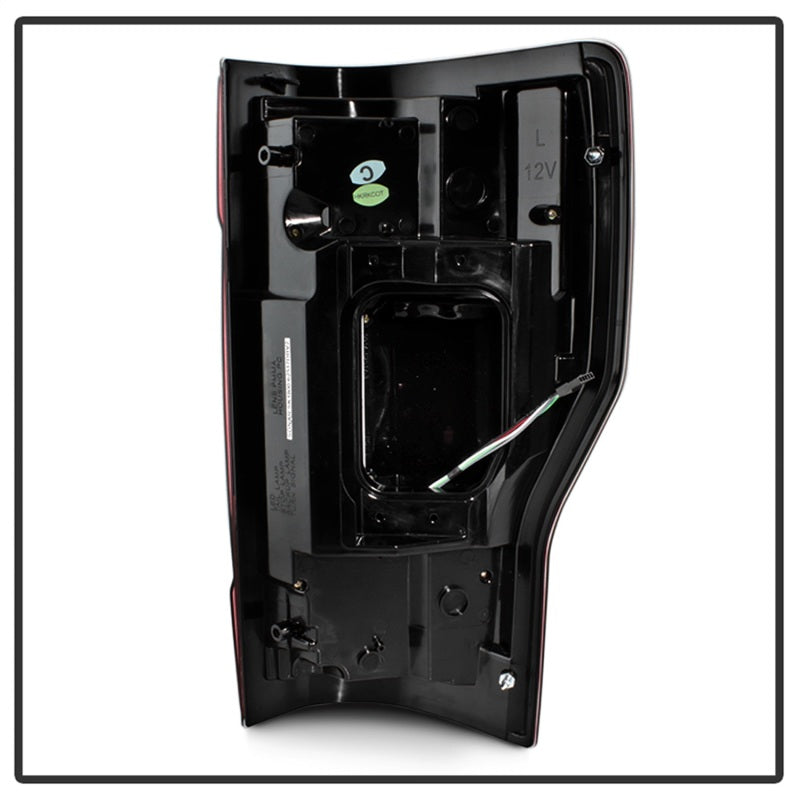 Spyder 17-18 Ford F-250 SD (w/Blind Spot Sensor) LED Tail Lights - Red Clr (ALT-YD-FS17BS-LED-RC) 5085634