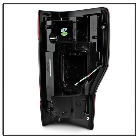 Spyder 17-18 Ford F-250 SD (w/Blind Spot Sensor) LED Tail Lights - Red Clr (ALT-YD-FS17BS-LED-RC) 5085634