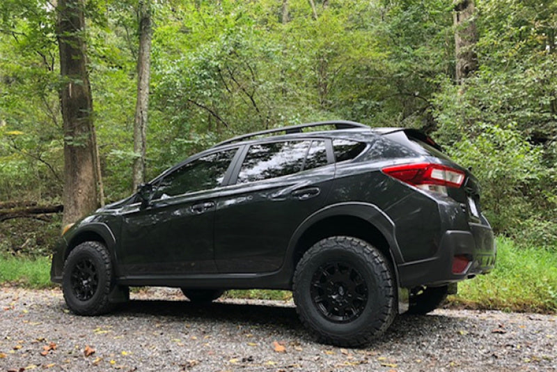 Rally Armor 18-22 Subaru Crosstrek Lift/AT Black UR Mud Flap w/ Grey Logo MF46-LTUR-BLK/GRY