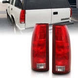 ANZO 1988-1999 Chevy C1500 Taillight Red/Clear Lens w/ Circuit Board(OE Replacement) 311300