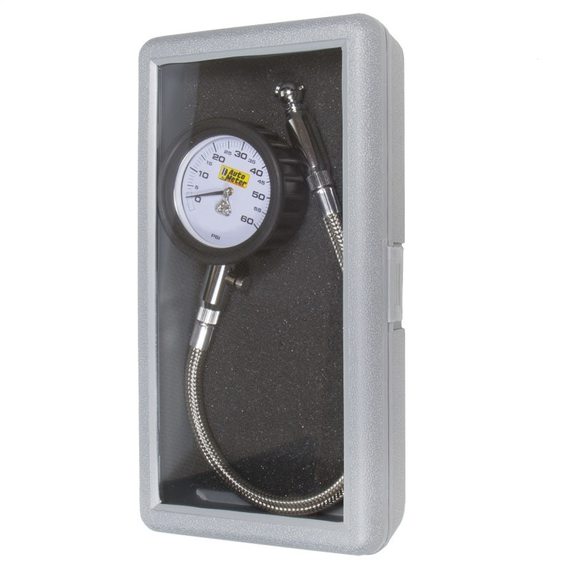 Autometer NASCAR Performance 60PSI Lo-Pressure Tire Pressure Gauge 2160