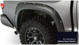 Bushwacker 16-18 Toyota Tundra Fleetside Pocket Style Flares 4pc - Midnight Black 30918-43