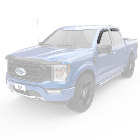 EGR 15+ Ford F150 Crew Cab Tape-On Window Visors - Set of 4 643491